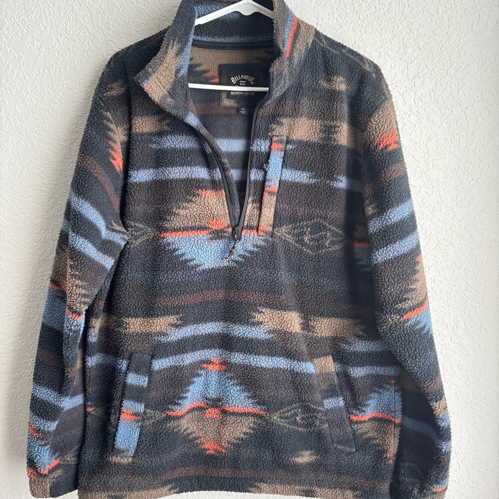 Billabong Aztec Boho Quarter Zip Fleece jacket